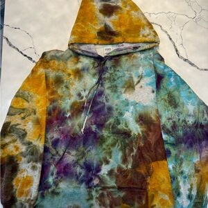 Hand Dyed Tie-Dye Oversized Victoria’s Secret Hoodie